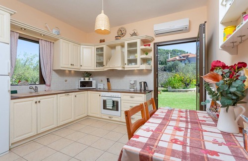 Sarlata Villa | Villa Eufrosini Large Private Pool Walk to Beach Sea Views A C Wifi Car Not Required - 2301