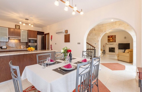 Latchi Villa | Villa Evelina Large Private Pool Walk to Beach Sea Views A C Wifi Eco-friendly - 3019