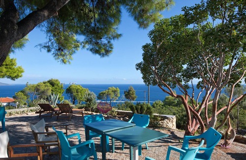 Votsi Villa | Villa Flora Exiting Views