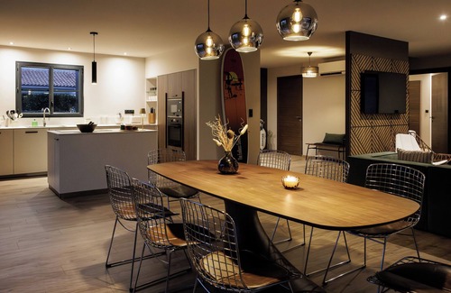Bourgenay Villa | Villa Frégate, elegant and friendly, indoor heated pool, golf and beach