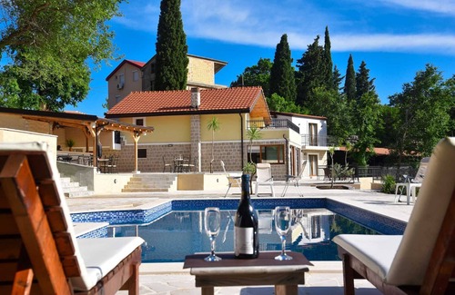 Becici Villa | Villa Gardenia 2 with Shared Pool and Basketball Court