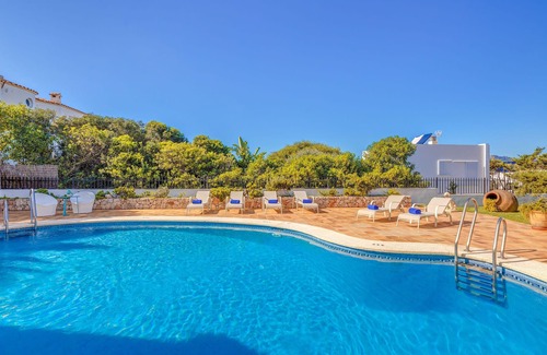 Portocolom House | Villa Garrido Near the Beach with Pool, Wi-Fi, Air Conditioning, Garden, Balcony & Terrace; Parking Available