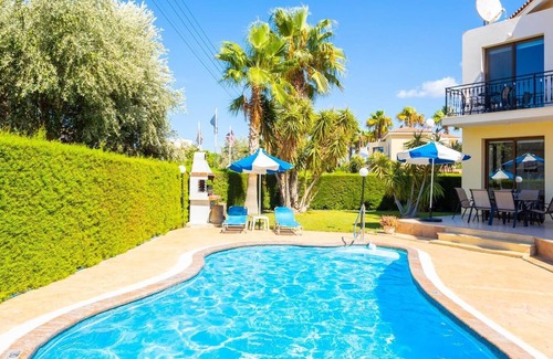 Latchi Villa | Villa Georgios Large Private Pool Walk to Beach Sea Views A C Wifi Eco-friendly - 2503