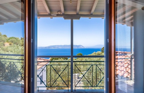 Glossa Villa | Villa Glikeria, W/pool, Lovely Sea Views And Close To Everything