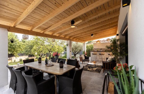 Saint Alban Auriolles Villa | villa haut standing piscine-wifi 8 pers