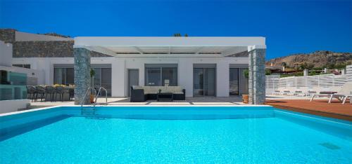 Vlicha Villa | Villa Hermes with pool & jacuzzi in Lindos