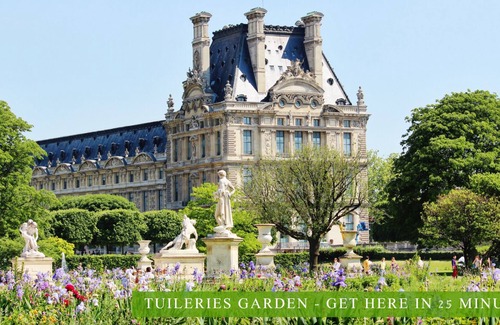 Boulogne-Billancourt Apartment | Villa Hestia 16e - Only 25 minutes from Tour Eiffel! Garden view Deluxe Room
