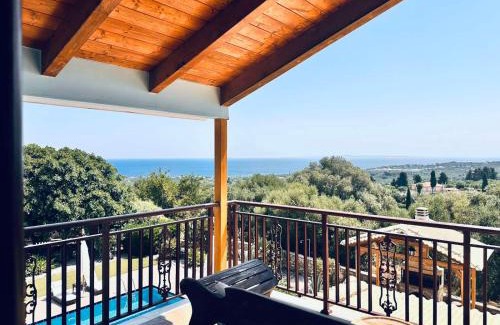 Kypseli Villa | Villa Hestia - Seaview Serenity Villa with Private Pool by Villa Mana Gers