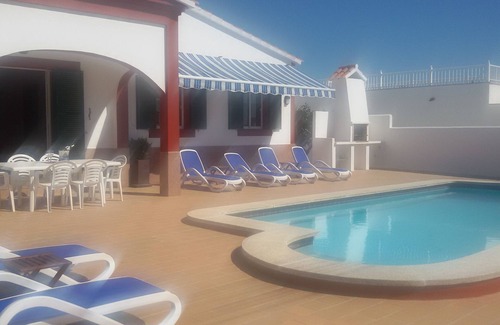 Cala en Porter Villa | Villa in Calan Porter With Private Pool, Air Conditioning, internet, billiard.