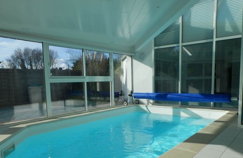 Penmarch Villa | Villa - INDOOR POOL, SPA. Walled garden