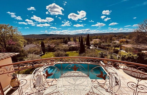 Tourrettes House | villa Joséphine magical view of Esterel swimming pool and jacuzzi