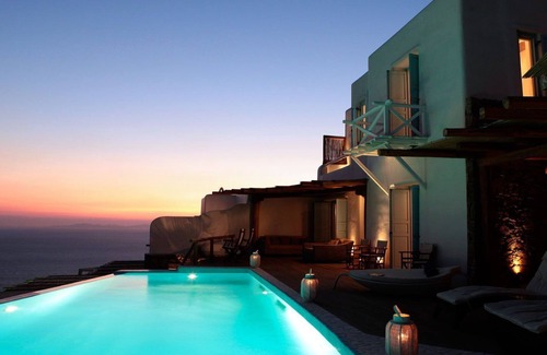 Agios Stefanos Villa | Villa Kastro luxurious Villa in Fanari, Mykonos Island