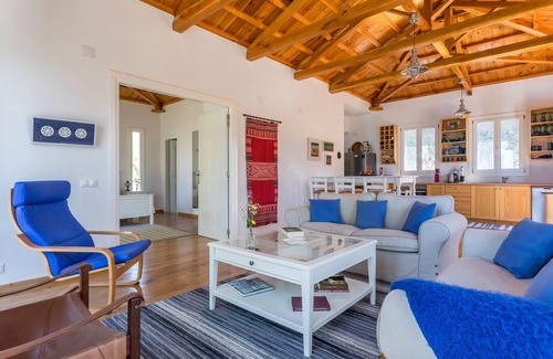 Skopelos House | Villa Kerasi is a gorgeous villa designed in traditional Skopelos style.