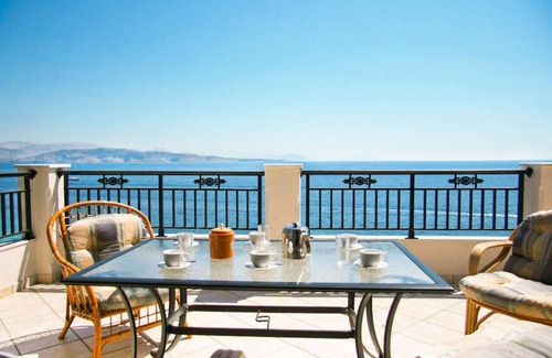 Katavolos Villa | Villa Kerkyroula Large Private Pool Walk to Beach Sea Views A C Wifi Car Not Required - 1972
