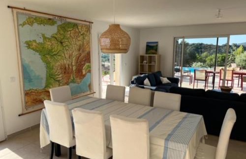 Roquebrun House | Villa l'Esquirol with view and pool, cleaning included