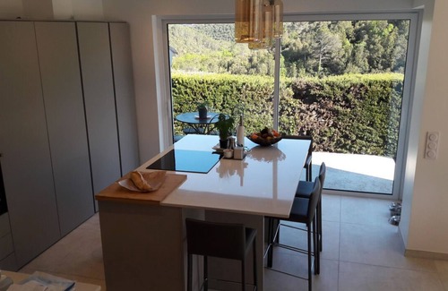 Biot Villa | Villa "La Tamarine" with swimming pool, nature and absolute calm 10 mns from the beach