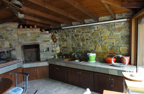 Polygyros House | Villa Lagos (pool/mountain/forest/river)