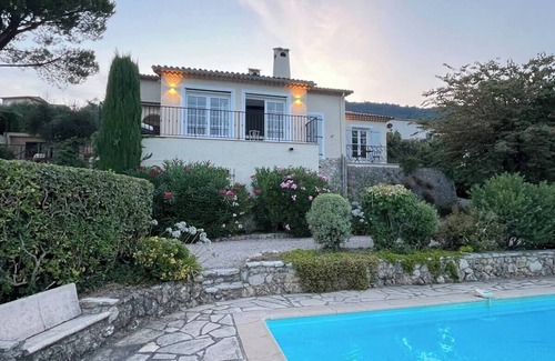 Le Tignet Villa | Villa Le Clef des Champs - Spectacular View