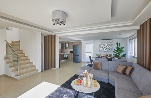 Ayia Thekla Villa | Villa Lenia, Stunning 3BDR Seafront Villa with Pool, Close to the Beach