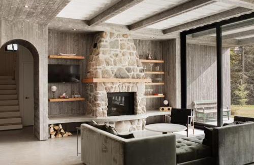 La Malbaie Villa | Villa Les Flots: Breathtaking view of St Lawrence