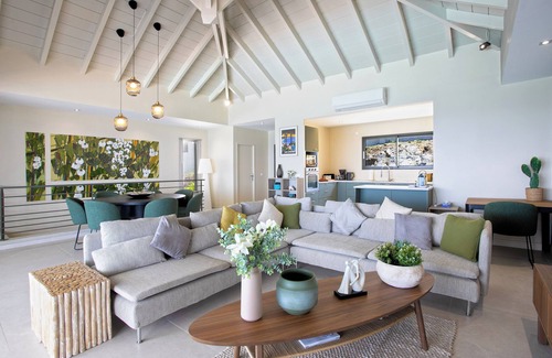 Grand Case Villa | Villa M Beachfront Luxury Villa. Brand New. Wake up to the Caribbean Sea