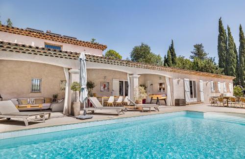 Montauroux Villa | Villa Madiana -"La Perle et Le Diamant" idéale grande famille, groupe amis, salle fitness, Jardin, proche Cannes, Grasse, Antibes,