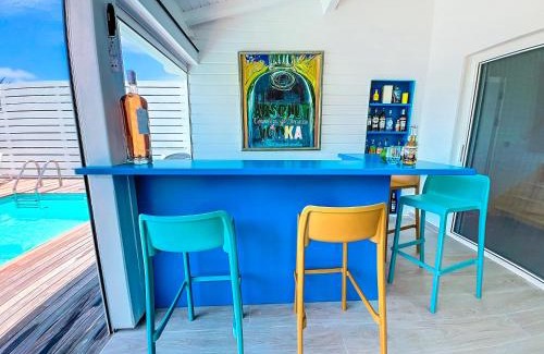 Orient Bay Villa | Villa Marguerite private pool and hot tub in Orient Bay