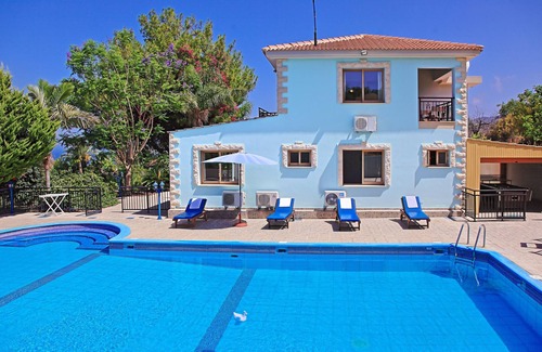 Ayia Marina Chrysochous Villa | Villa Marilena Sunset Dio - Secluded Villa with 14m x 7m Private Pool