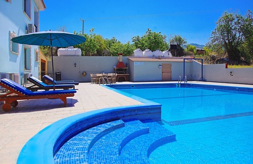Ayia Marina Chrysochous Villa | Villa Marilena Sunset Dio - Secluded Villa with 14m x 7m Private Pool