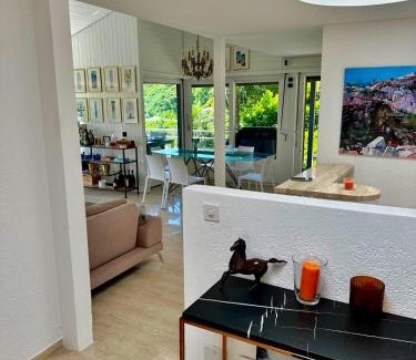 Carona Villa | Villa Martino pool and lake view