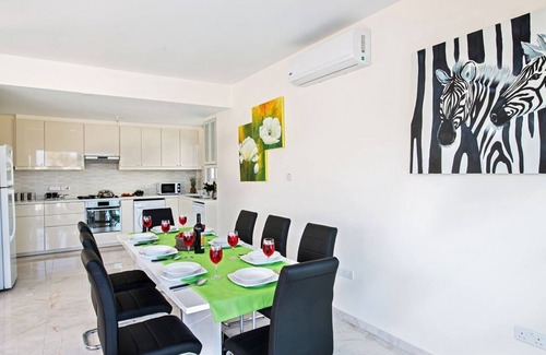 Protaras Villa | Villa Mesogi Seafront, Stunning 4BDR Fontline Protaras Villa