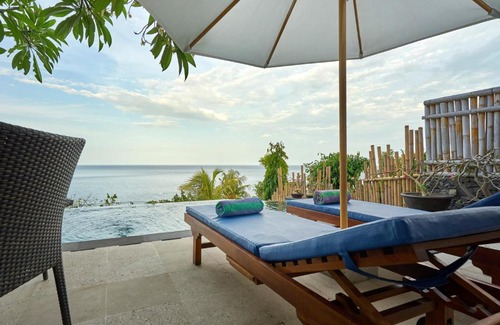 Amed Villa | Villa Mimpi Manis infinity pool&180°Ocean view