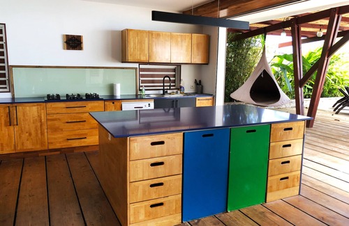 Nu'urua Villa | Villa Miti Vai by ENJOY VILLAS MOOREA/AC/8 pax/beach front