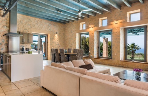 Livadia Villa | Villa Nautilus - Family villa with amazing sunset & sea view