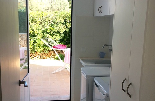Sant Lluis Villa | Villa next Binibeca, one level and first sea line salad pool, air-conditioned