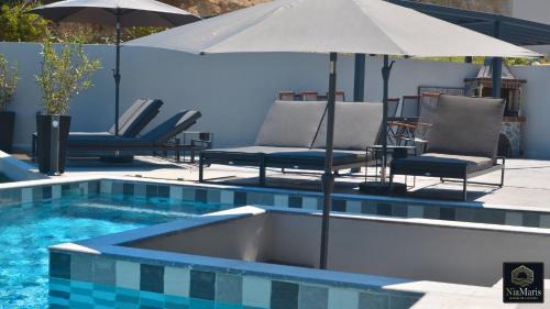 Pefkochori Villa | Villa NiaMaris, Deluxe, Sea View, BBQ, Private Pool, 80m to the Beach