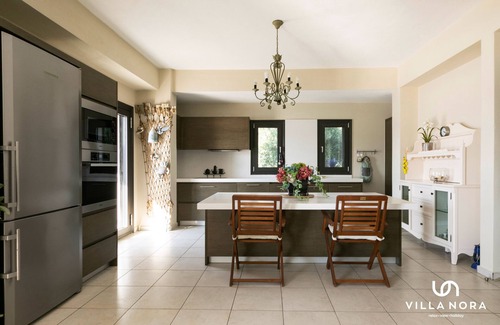 Kassandra Villa | VILLA NORA | Spacious, fully equipped with amazing view & big garden.