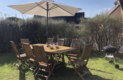 Gouville-sur-Mer House | Villa Noukey à 150m de la Plage et des Cabines
