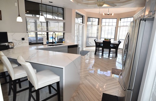 Apollo Beach House | Villa Oasis, w/Heated & Covered Pool, Pool Table, Boat Dock, Gym and much more.