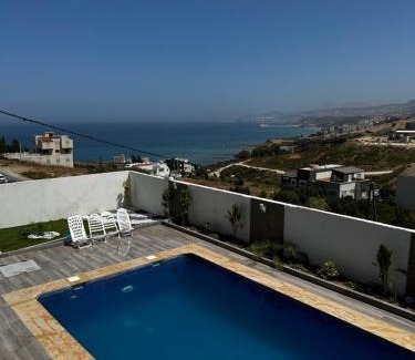 Ksar es Seghir Villa | Villa Océanique avec Piscine