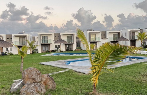 Grand Gaube Villa | Villa Olive - A two double bed Duplex at Green Village with swimming pool