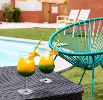 Les Cluses Villa | Villa paisible proche frontière espagnole avec piscine privée