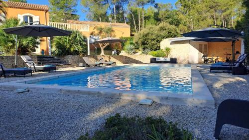 Cannes-et-Clairan Villa | VILLA PALMIER avec PISCINE CHAUFFÉE PRIVÉE proche D'UZES ET ANDUZE