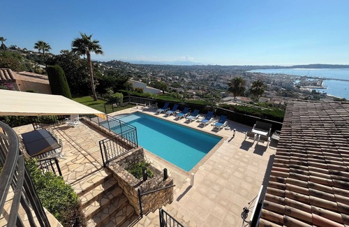 Golfe Juan Villa | Villa Panoramic Sea View