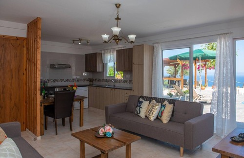 Latchi Villa | Villa Paradiso Sunset Private Pool Walk to Beach Sea Views A C Wifi - 3072