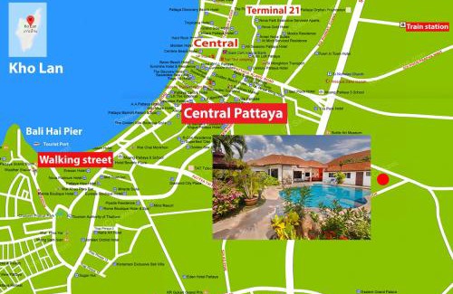 Nong Prue Villa | Villa Pattaya Hill, Free Electricity, minutes from Beach and Pattaya