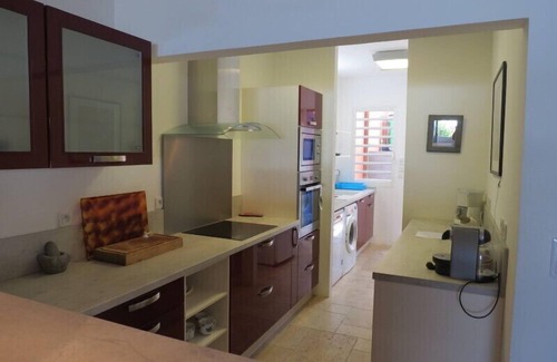 Grand Fond Villa | Villa Perle de Corail with waterfront pool and direct beach access