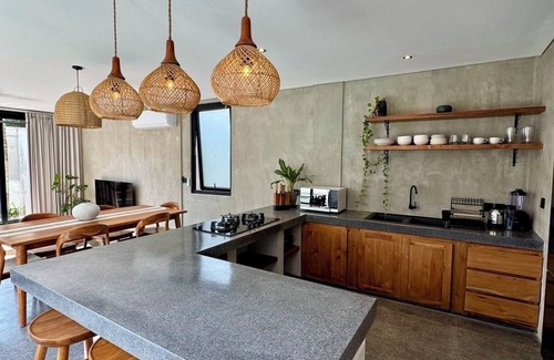 Tanjungbenoa Villa | Villa Rasmia 3-BR, 3 BATH in Bali with WiFi, AC, private pool, and free parking.
