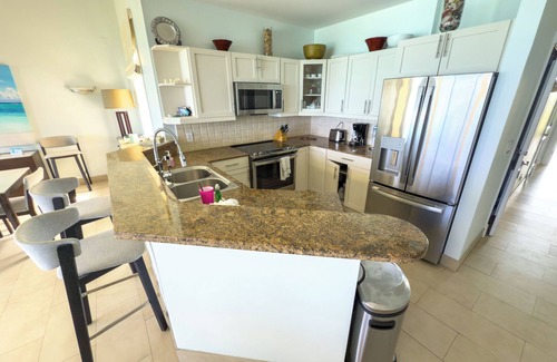 Grace Bay Condo | Villa Renaissance 402: 4th Floor 2 Bedroom, 2 1/2 Baths Ocean Front Penthouse