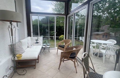 Merville-Franceville-Plage Villa | Villa Renée, family home with sea view